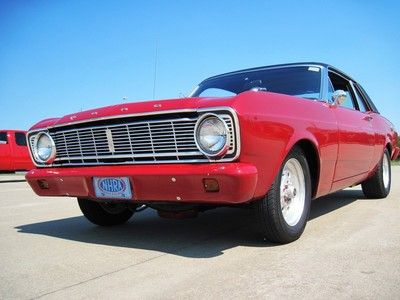 1966 ford falcon sports coupe!! red/black!! 351/auto!!