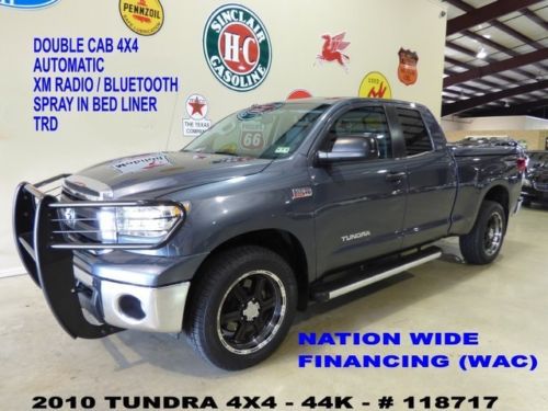 2010 tundra doublecab sr5 trd 4x4,cloth,b/t,bed cover,v-tec 20&#039;s,44k,we finance!