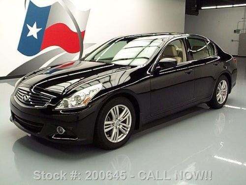 2010 infiniti g37 journey prem sunroof nav rear cam 37k texas direct auto