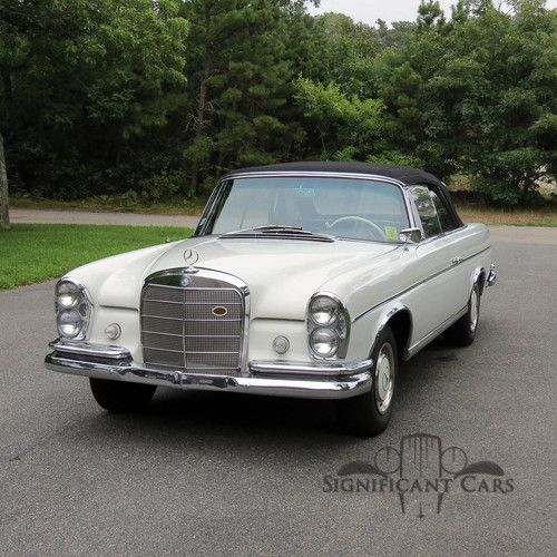 1963 mercedes-benz 300 se cabriolet - aaca winner! best deal on ebay!