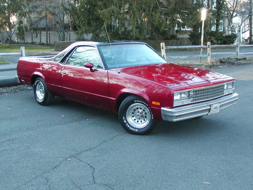 Classic chevrolet 1985 el camino pick up truck vintage 64k good cond storage