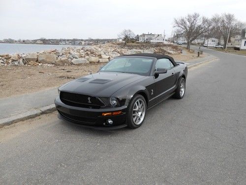 2008 ford mustang shelby gt500 convertible 2-door 5.4l 4681 miles