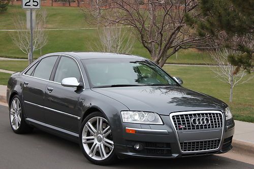 2007 audi s8, 450hp v10, daytona gray, only 38k miles, $105k original sticker!