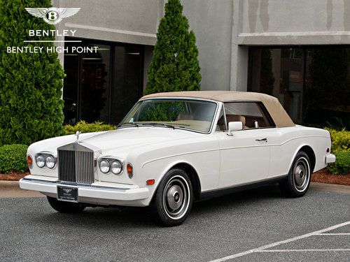 1985 rolls royce corniche base convertible 2-door 6.7l