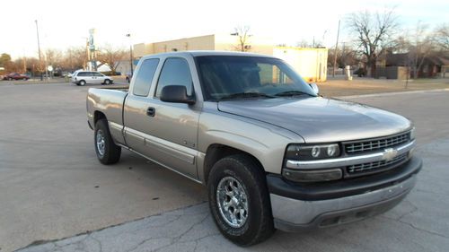 2002 chevrolet 1500 silverado ls ex cab auto 6.0 l gas nice no reserve