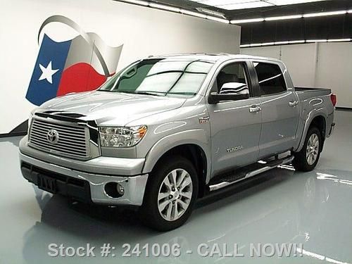 2012 toyota tundra platinum crewmax 4x4 sunroof nav 29k texas direct auto