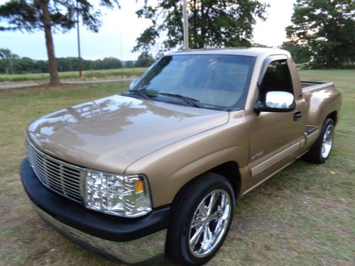 Chevy silverado stepside single cab awesome 20s booming system