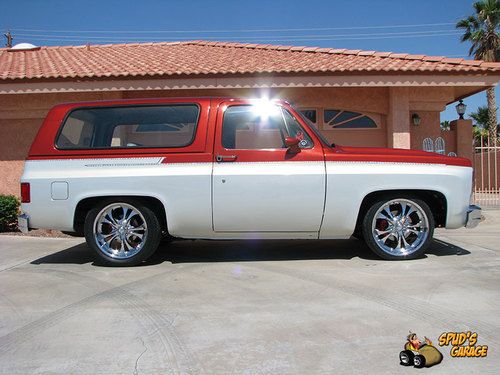 1979 chevy blazer 2wd custom zz4 350 4bbl v8 700r4 373 posi 4 whl disc a/c kool