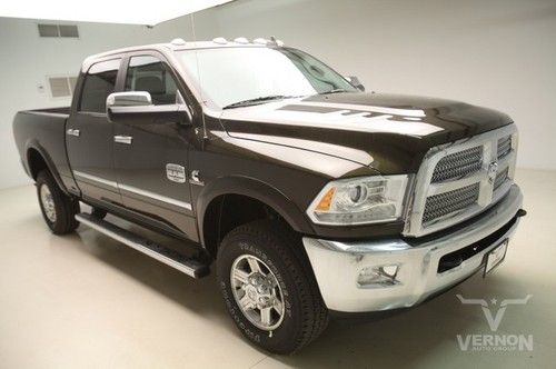 2013 laramie longhorn crew 4x4 navigation sunroof leather heated cummins diesel