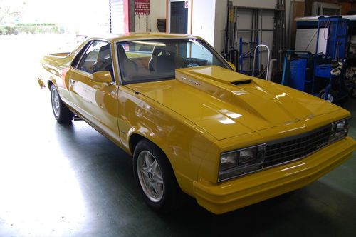 1986 el camino street rod with 454 engine