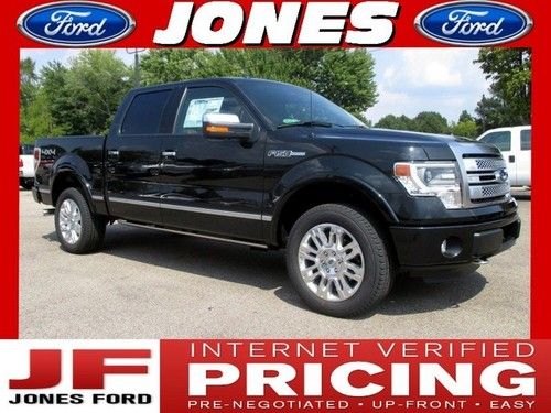 New 2013 ford f-150 4wd supercrew platinum msrp $53060 tuxedo black