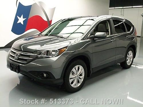 2012 honda cr-v ex-l htd leather sunroof rear cam 15k texas direct auto