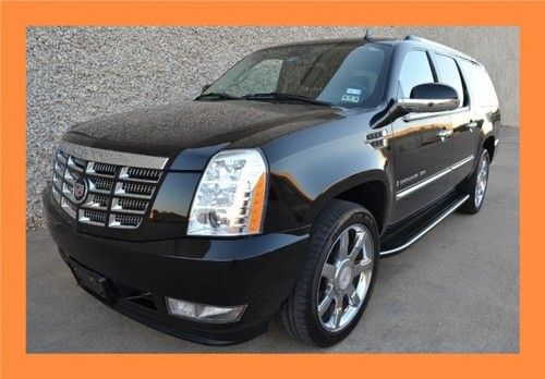 2008 cadillac escalade esv navigtion sunroof heated seats rear cam dvd, carfax