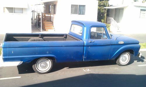 Blue 64 ford pickup