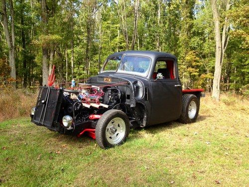 1953 chevy cab 5 window rat rod  custom truck