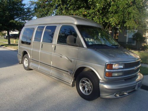 Buy used 2002 Custom Chevrolet Express 1500 High Top Conversion Van ...