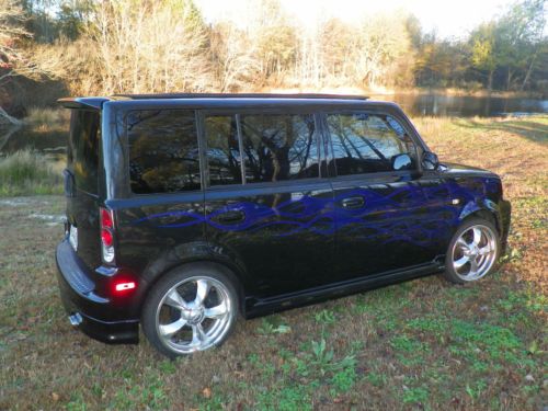 2005 scion xb extreme custom, sliding roof, airbag suspension, 1 of boyd wheels