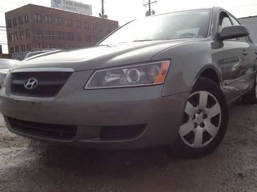 No reserve 2007 hyundai sonata gls sedan 4-door 2.4l 05 06 07 08 09