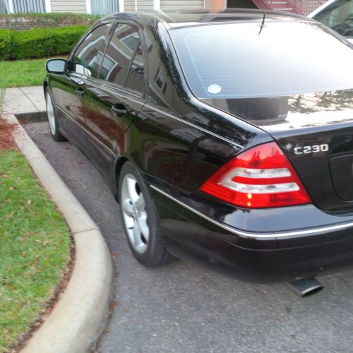 2005 mercedes-benz c230 kompressor sedan 4-door 1.8l