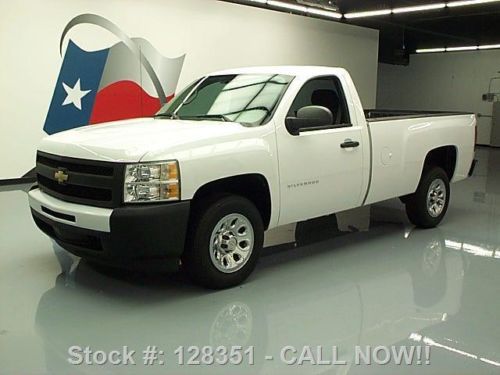 2011 chevy silverado reg cab long bed auto bedliner 48k texas direct auto