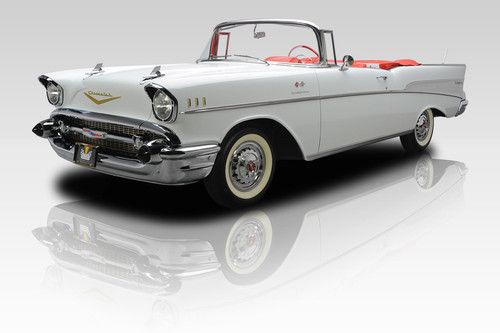 Frame off restored california bel air convertible 283