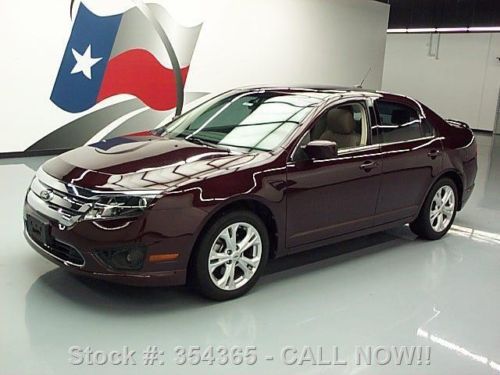 2012 ford fusion se 3.0l v6 sunroof alloy wheels 25k mi texas direct auto