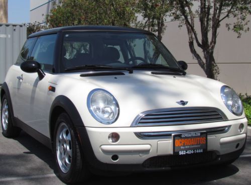 Used 03 mini cooper hatchback power steering moon roof tilt wheel leather clean