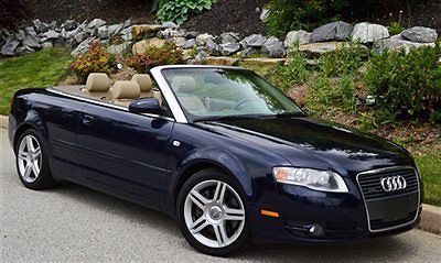 No reserve low mileage a4 2.0t convertible quattro awd xenon turbo loaded clean