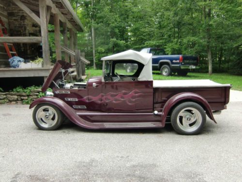 Hot rod 1929 ford roadster pickup