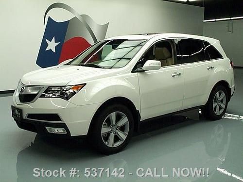 2012 acura mdx awd sunroof htd leather nav rear cam 14k texas direct auto