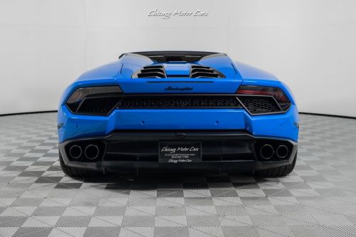 2017 lamborghini huracan lp 580-2 spyder rare blu lemans! technology packag