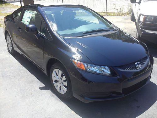 2012 honda civic lx coupe 2-door brand new flood car runs great salvage mv-907a