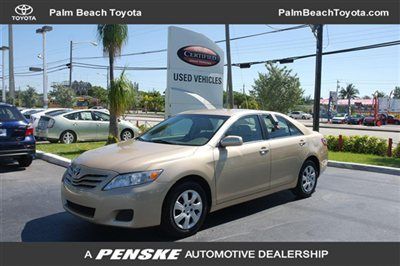 2011 toyota camry ce 5 speed manual certified  fl