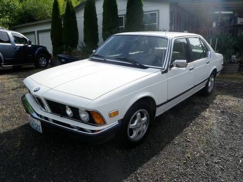 Vintage 1982 bmw 745i turbocharged low mi rare one family owned sedan imported