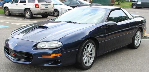 1998 camero z28 one owner 65000 0riganl miles  blue with t-tops