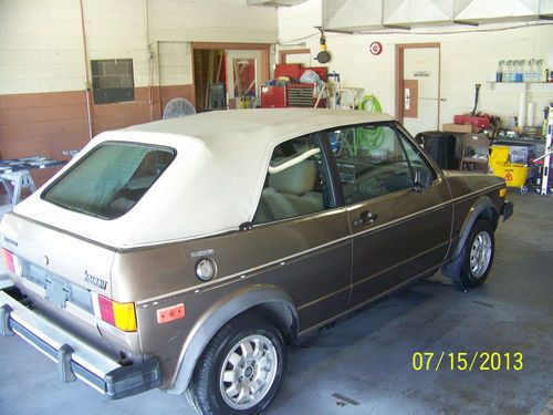 1984 vw rabbit convertable not running