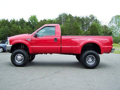 Rare low mile lifted 1999 ford f350 lariat regular cab dually 4x4 7.3l diesel
