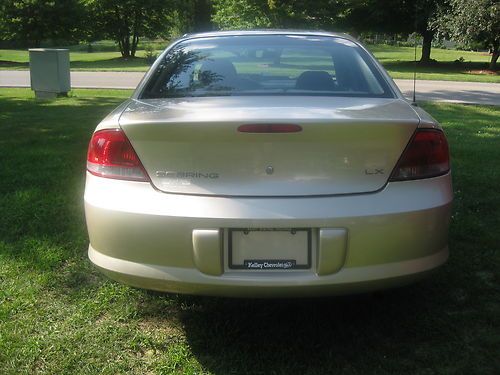 2001 chrysler sebring lx sedan 4-door 2.7l