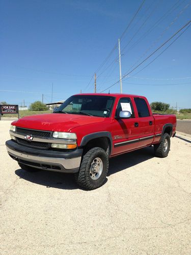 2002 chevy 2500hd duramax diesel 4x4 crew cab no reserve!!!