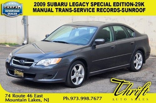 2009 subaru legacy special edition-29k-manual trans-service records-sunroof