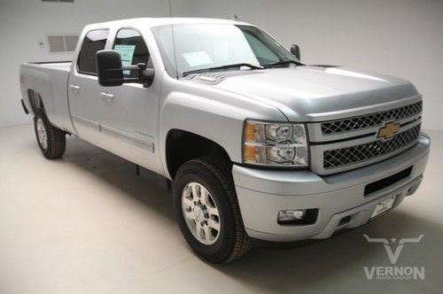 2013 srw lt crew 4x4 z71 longbed snow plow prep duramax diesel