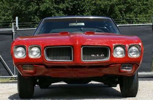 70 gto 4 speed phs documented cardinal red firebird trans am