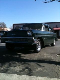 1956 chevrolet 210 2dr sedan  barn find