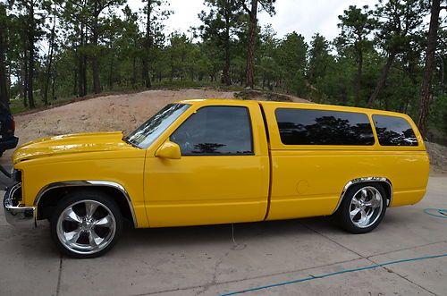 1989 chevy 1500 custom street hot rod sport truck project 350 v-8 no reserve!