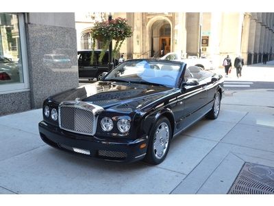 2009 bentley azure $367k msrp black sapphire naim audio 2 owner bentley dealer!!