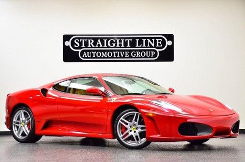 2007 ferrari f430 coupe f1 red/tan w/ 27k miles serviced w/ new clutch!