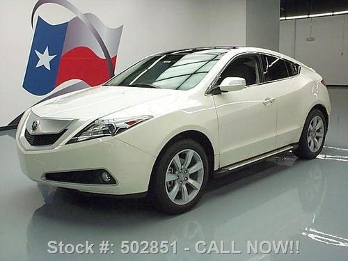 2010 acura zdx awd tech sunroof nav heated seats 38k mi texas direct auto