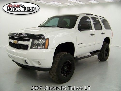 2007 4x4 lt lifted eagle custom wheels leather boards chevy tahoe 55k