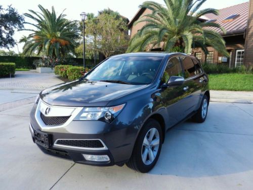 2011 acura mdx 3.7l sh-awd with tech &amp; entertainment package and clean title