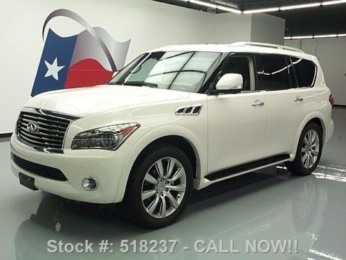 2012 infiniti qx56 theater sunroof nav dvd 22&#039;s 18k mi texas direct auto